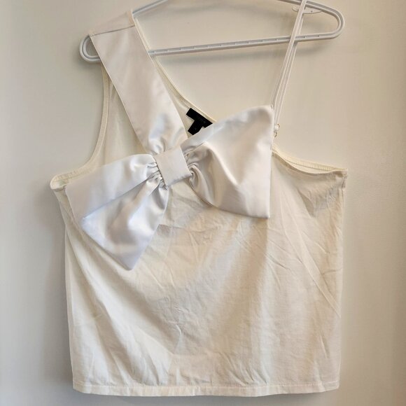 J.Crew Asymmetrical Top with Bow Detail - Picture 1 of 7